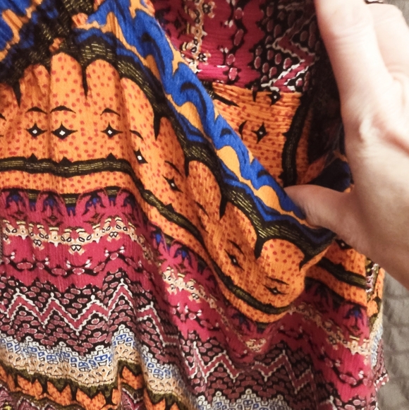 Lily White Multicolor Skater Skirt - Picture 7 of 8